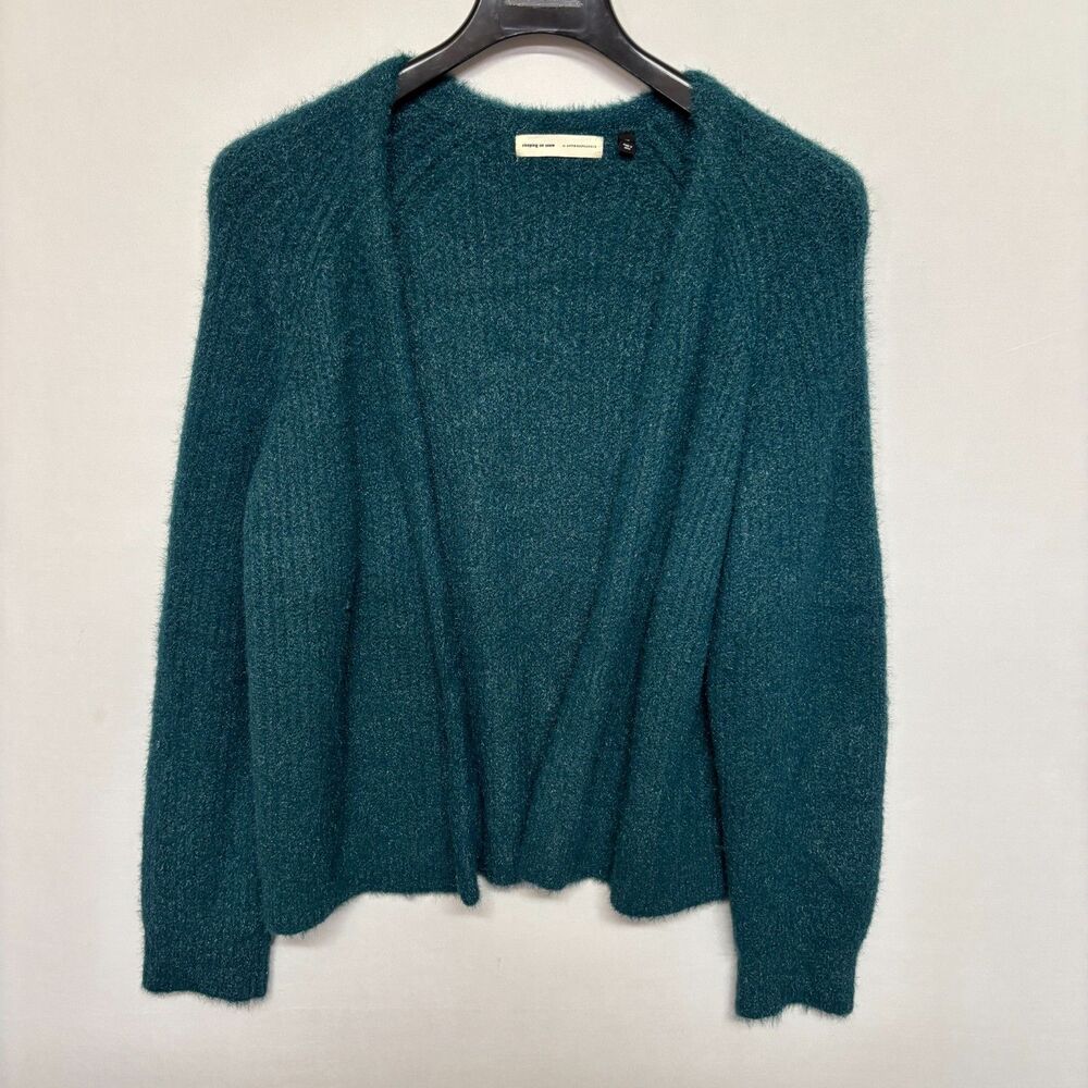 Sleeping on Snow by Anthropologie Eyelash Cardigan Sweater Size Large D140 -9